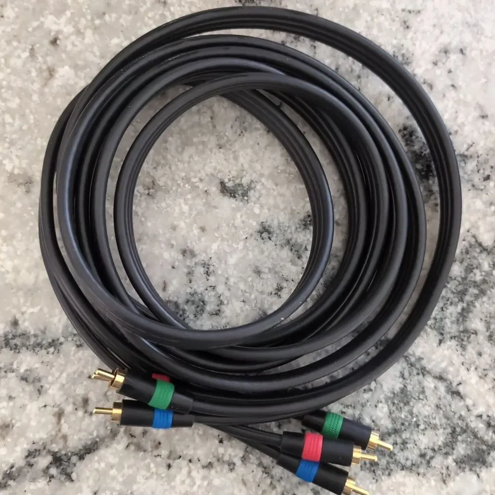 3-pairs Performance Plus Audio Video‎ RCA Cable Connector - 10 Ft very clean